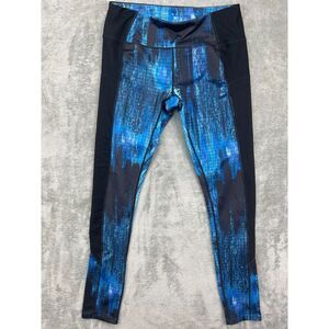 LAYER 8 Women's Qwick-Dry Leggings‎ Workout Pants Blue Athletic Size Small